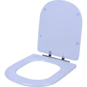 Assento Sanitário em MDF Laqueado Vogue Plus Cinza Real Liege