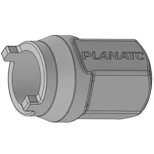 Chave para Retirar Porca em Amortecedor Dianteiro Curta Planatc