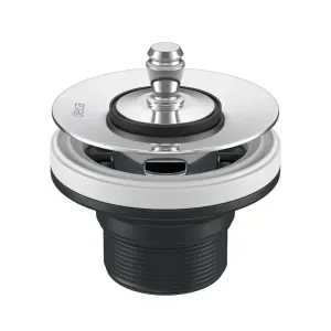 Válvula de Escoamento para Banheiro Cromado 97x56mm Deca