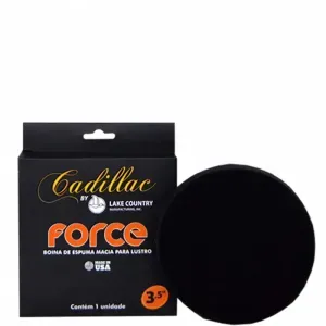Boina para Polimento Force  Refino3,5" Preta Cadillac