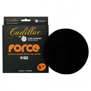 Boina para Polimento Force  5,5" Preta Cadillac