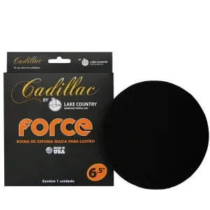 Boina para Polimento Force 6,5" Preta Cadillac