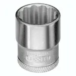 Soquete Estriado em Aço Cromo Vanádio D30-7/16” Gedore