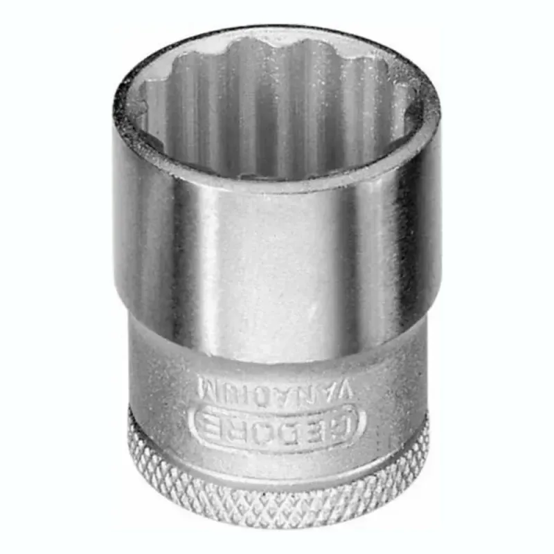 Soquete Estriado em Aço Cromo Vanádio D30-7/16” Gedore