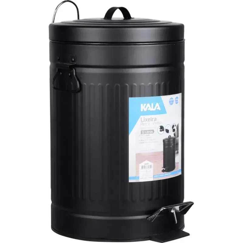 Lixeira-Retro-Preta-com-Balde-Removivel-12L-Kala