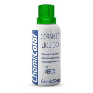 Corante Líquido Verde Chemicolor