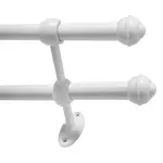 Varao-de-Cortina Duplo-Branco 28-19mmx2m-Kala