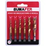 Jogo-de-Brocas-Furo-e-Rosca-05-15mm-com-6-Pecas-Bumafer