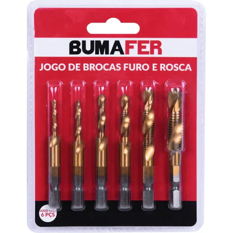 Jogo-de-Brocas-Furo-e-Rosca-05-15mm-com-6-Pecas-Bumafer