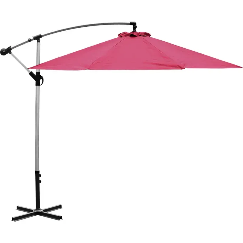 Ombrelone-Lateral-Aluminio-3m-Vermelho-Kala
