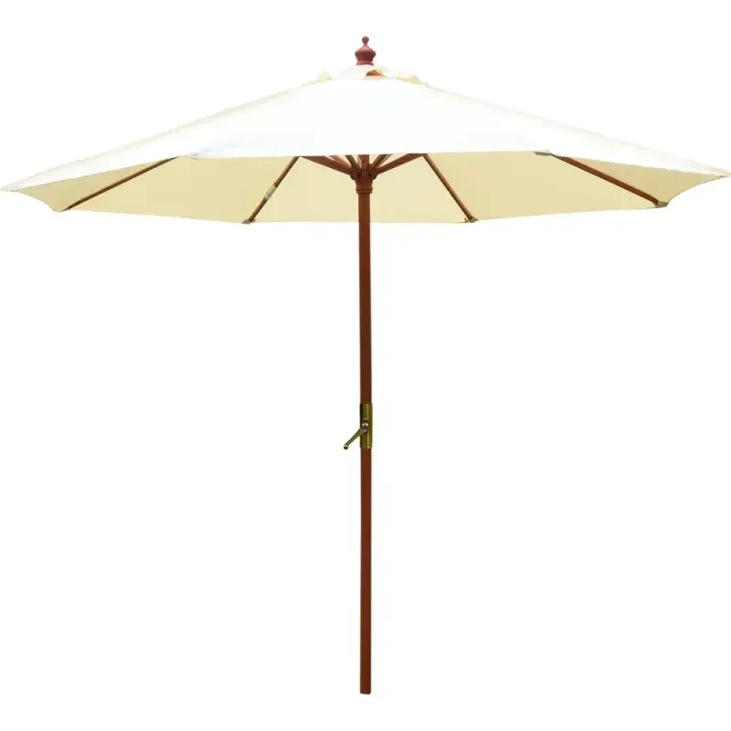 Ombrelone-para-Jardim-Vertical-de-Madeira-Creme-3m-Kala
