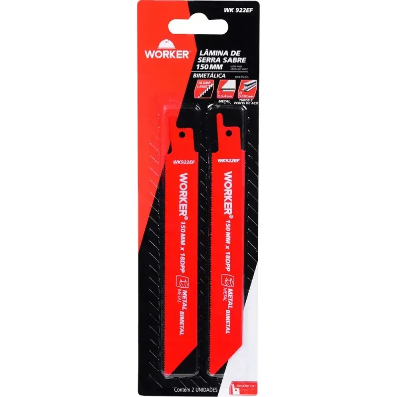 Lamina-para-Serra-Sabre-Bimetalica-1-2”-150mm-18-Dentes-Worker