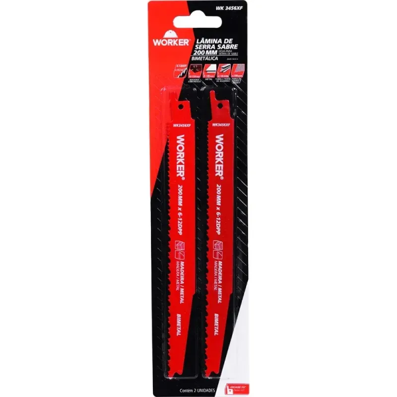 Lamina-para-Serra-Sabre-Bimetalica-1-2”-200mm-6-12-Dentes-Worker