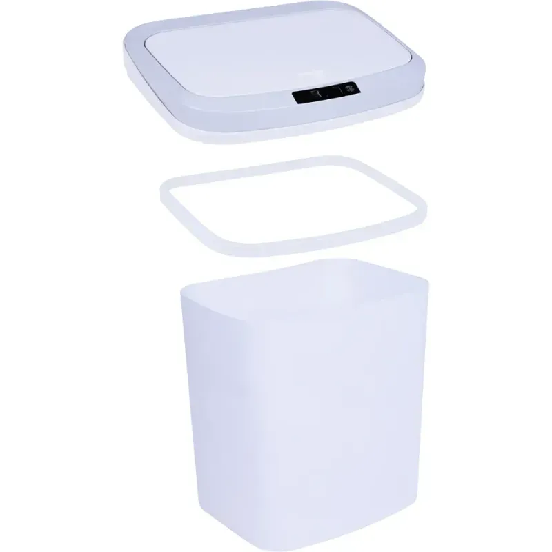 Lixeira-Automatica-USB-com-Sensor-de-Aproximacao-Branca-16L-Kala