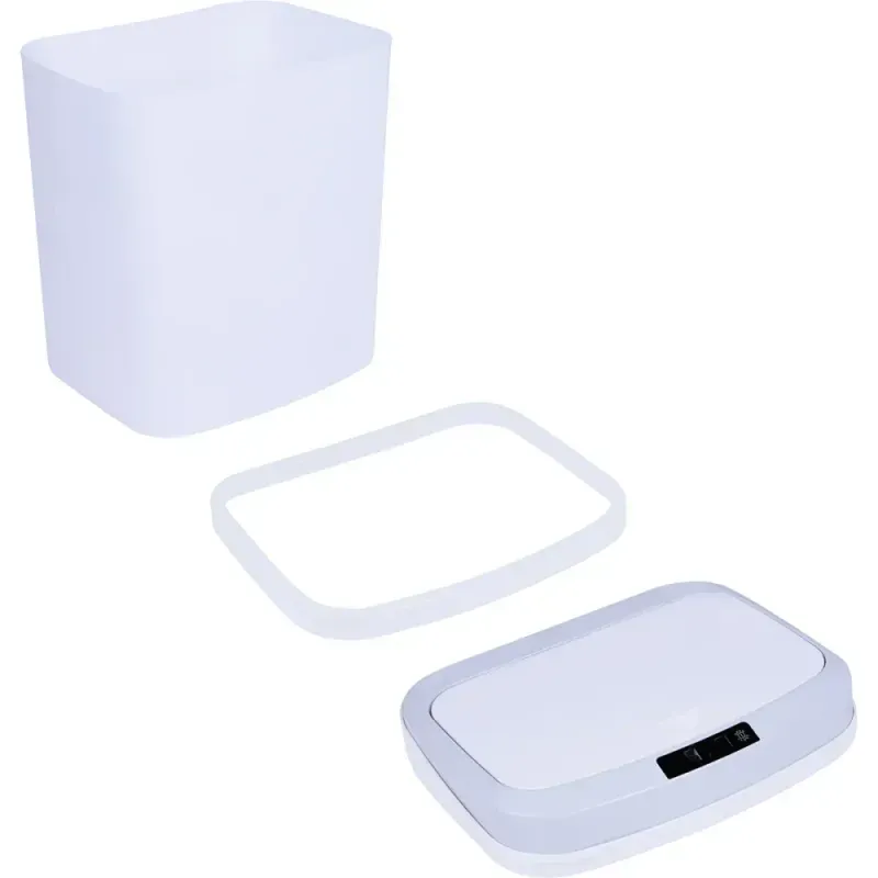 Lixeira-Automatica-USB-com-Sensor-de-Aproximacao-Branca-16L-Kala