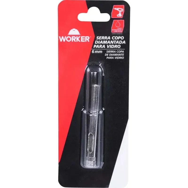 Serra-Copo-Diamantada-para-Vidro-6mm-Worker