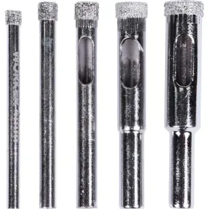 Kit de Serras Copo Diamantada para Vidro 5 Peças 4mm-10mm Worker