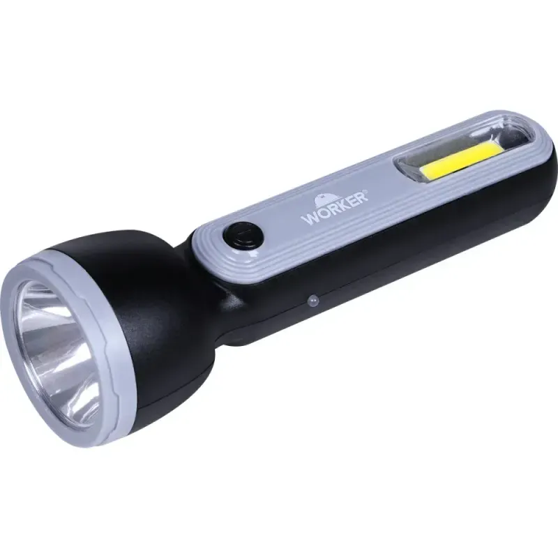 Lanterna-Recarregavel-2-Leds-180Lm-2W-37V-Worker
