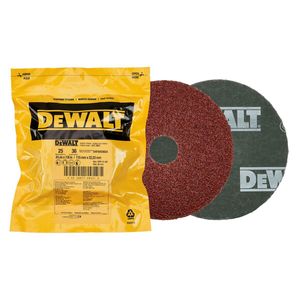 Disco de Fibra em Oxido de Alumínio G80 4.5x7/8” Dewalt