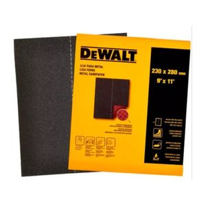 Lixa de Ferro com Modelo de 230X280Mm Gr120 da Dewalt