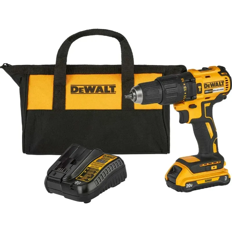 Furadeira Parafusadeira de Impacto a Bateria 1/2" 3A 20V Dewalt