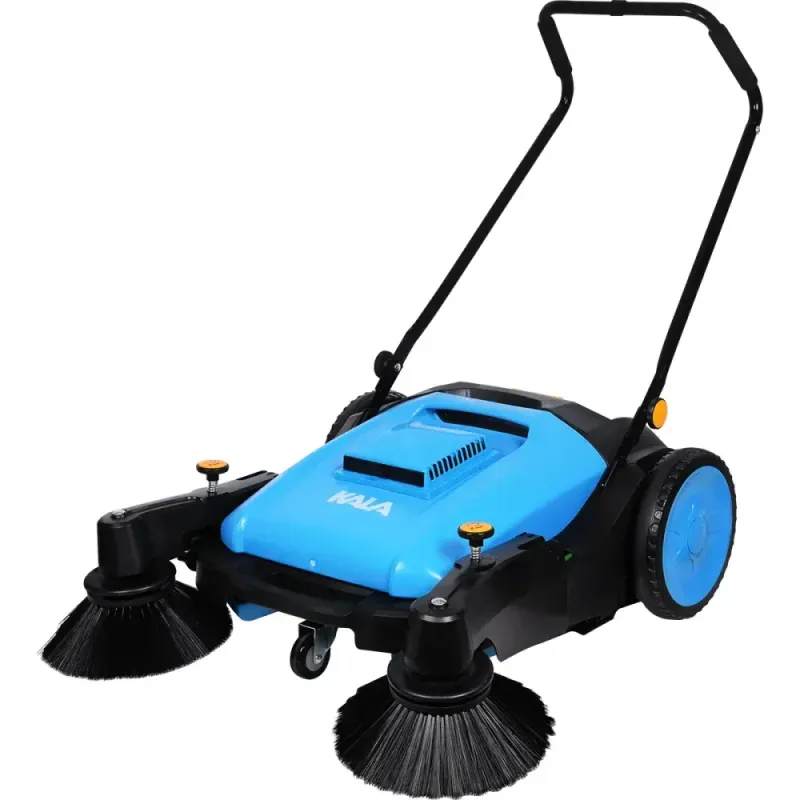 Varredeira-Manual-para-Piso-com-3-Escovas-40L-Azul-Kala