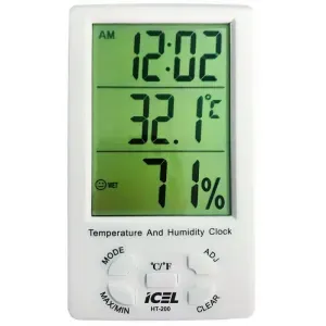 Termo Higrômetro Digital 1,5V 10%-99% HT-200 Icel
