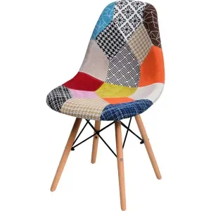 Cadeira Eiffel Estofada 110kg Multicolorida Kala