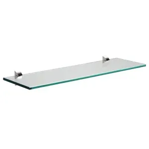 Prateleira de Vidro de Canto com Suporte 400x150x8mm Tramontina
