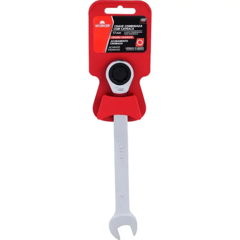 Chave-Combinada-com-Catraca-Cromo-Vanadio-17mm-Worker