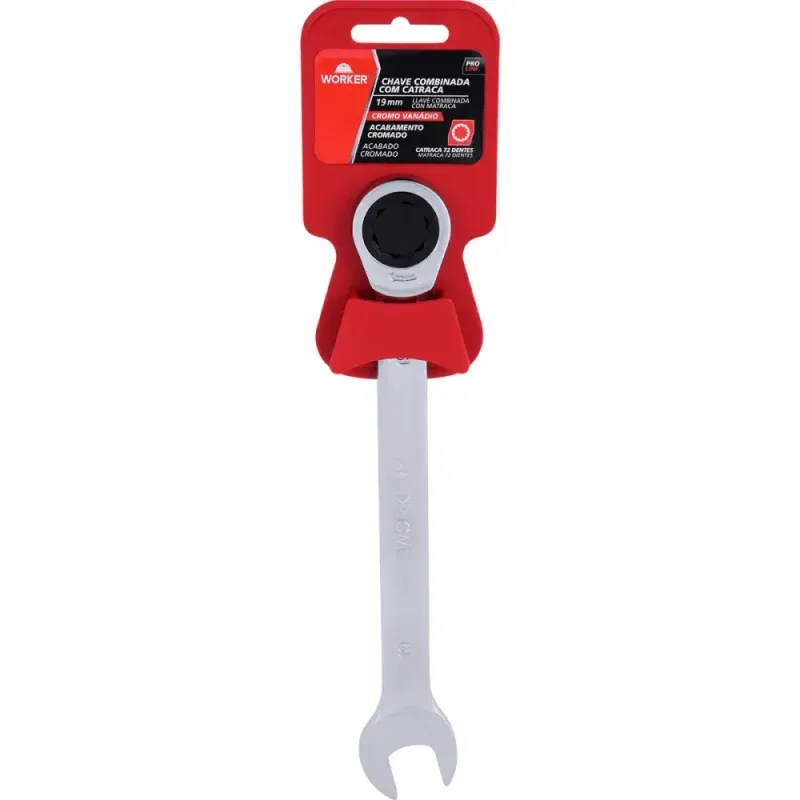 Chave-Combinada-com-Catraca-Cromo-Vanadio-19mm-Worker