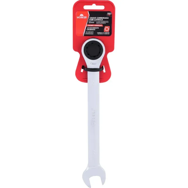Chave-Combinada-com-Catraca-Cromo-Vanadio-22mm-Worker