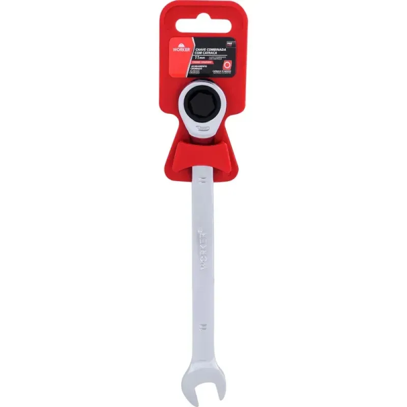 Chave-Combinada-com-Catraca-Cromo-Vanadio-11mm-Worker