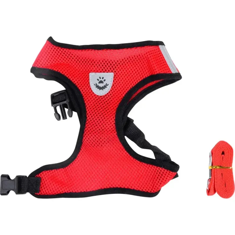 Guia-Peitoral-para-Porte-Pequeno-Vermelha-M-5Kg-Kala