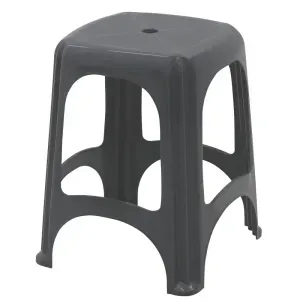 Banqueta de Plástico Niterói Cinza 100Kg Tramontina