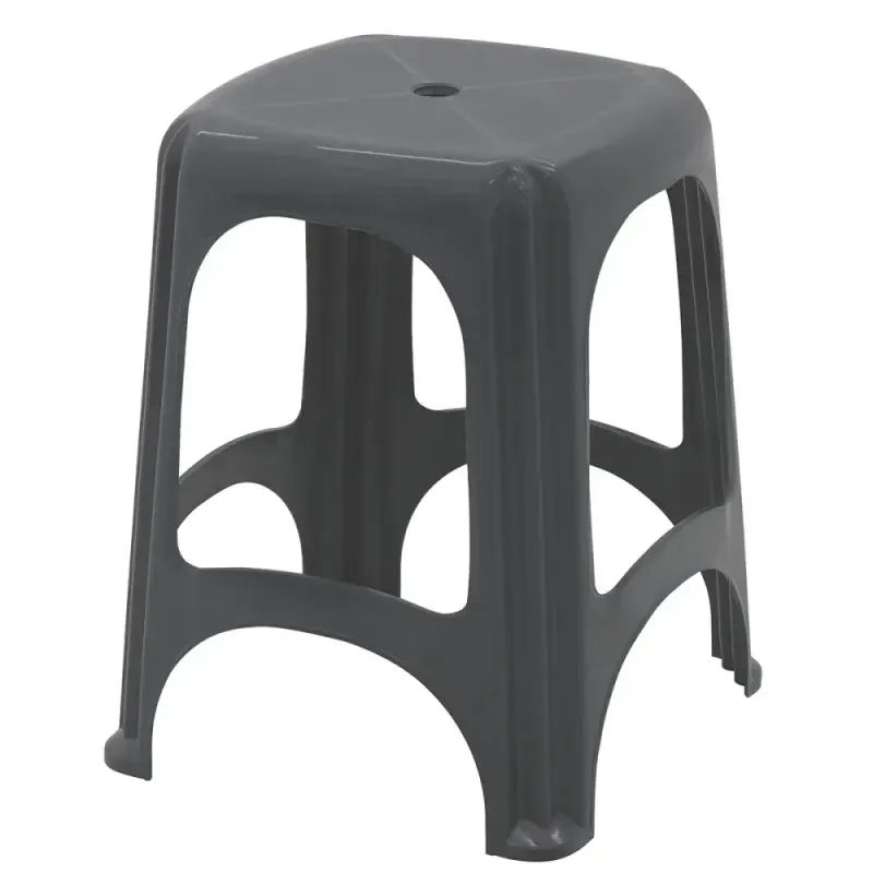 Banqueta-de-Plastico-Niteroi-Cinza-100Kg-Tramontina