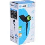 Espeto-Solar-de-LED-com-Painel-Articulado Verde-20-lumens-Liege