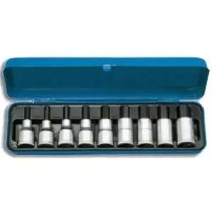 Jogo de Chave Soquete Hexagonais 1/2" com 8 peças Gedore