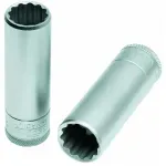 Soquete Estriado Longo em Cromo Vanádio 1/2" D19L-27mm Gedore