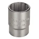 Soquete Estriado Longo com Encaixe 1/2" 21mm Tramontina