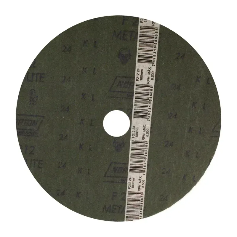 Disco-Lixa-Fibra-F212-180x22mm-Grao-24-Norton