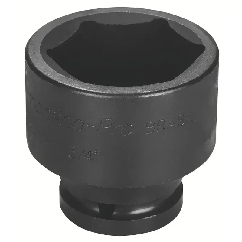 Soquete de Impacto Sextavado 3/4" em Aço Tramontina