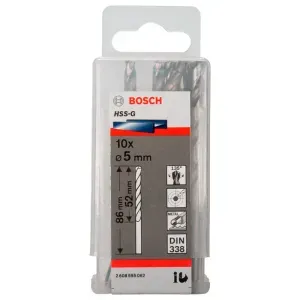 Broca para Metal em Aço HSS-G Cilíndrico 5mm Bosch