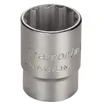 Soquete Estriado com Encaixe 1/2” - 29/32” Tramontina