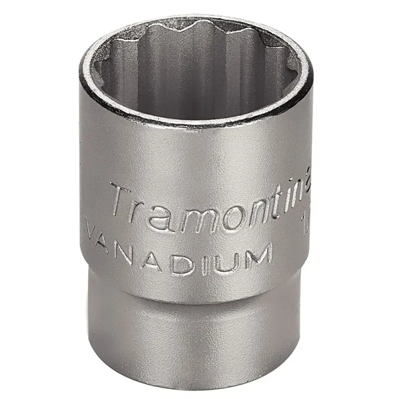 Soquete Estriado com Encaixe 1/2” - 29/32” Tramontina