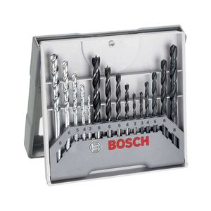 JOGO BROCA METAL/MAD /CONCR 3X8MM