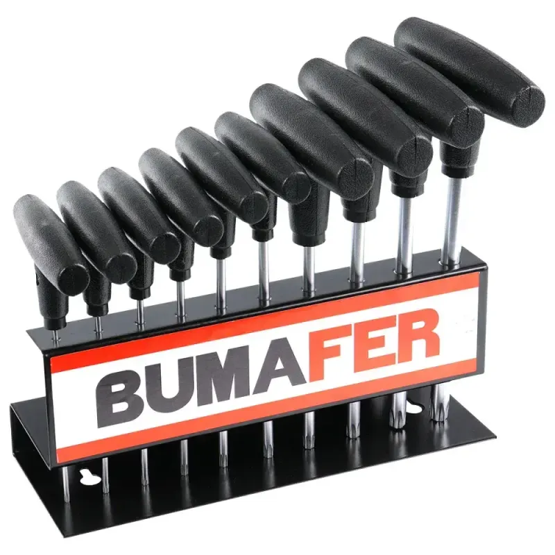 Jogo-de-Chaves-Torx-T-em-Cromo-Vanadio-10-Pecas-Bumafer