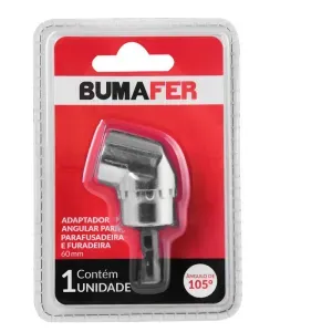 Adaptador Angular para Furadeira 60mm 1/4" Bumafer