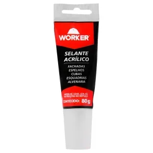 Selante Acrílico para Vedação 80g Worker