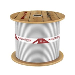Cabinho Flex 4,0mm x 800m Branco 750V Megatron